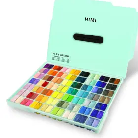 Ab-g-t-112 Abeier Himi Gouache Paint Set 112 Colors X 12g 44.8 Fl Oz Pack Of 1