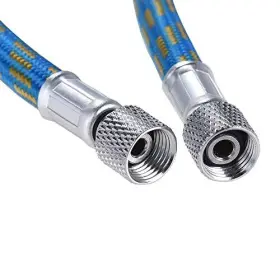 Abest 6936474714041 Hubest 6ft Ft Braided Airbrush Air Hose 1/8 Inch -1/8 1/4 Adaptor Tool-2 Blue #3
