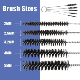Abest 706090940812 3 Set Airbrush Spray Cleaning Repair Tool Kit Stainless Steel Needle Brush #3