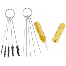 B00ufbjgrm Abest 3 Set Airbrush Spray Cleaning Repair Tool Kit Stainless Steel Needle Brush