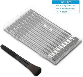 Actekart 726084764033 40pcs Alligator Clip Sticks Upgrade Rubber Tips For Gundam Model Painting And #3
