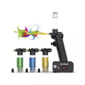 Tk-ab0077 Actekart No-clean Airbrush Kit Revolutionary Upgraded 30psi Cordless No Clean Airbru