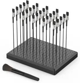 Tk-bc2501 Actekart Model Painting Stand Base 19 X 14 Holes And 25pcs Alligator Clip Stic