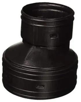 0614aa Ads Advanced Drainage Systems 2 371993902931 Reducing Coupler 6ftftx4ftft Black - Set Of