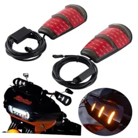 Hg-20220914-ja Advanblack Sequential Led Handguard Lights With Turn Signals/running Light For Ab Hand