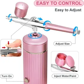 Aepto 749752207977 Airbrush For Nails Cordless Portable Kit With Compressor 3 Levels 35 #2