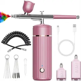 Aepto 749752207977 Airbrush For Nails Cordless Portable Kit With Compressor 3 Levels 35