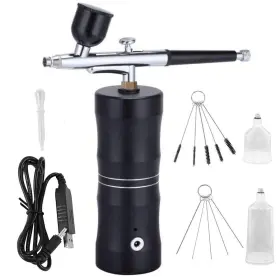 Aepto 782331707406 Airbrush For Nails Cordless Portable Kit With Compressor 36 Ps