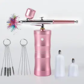Aepto 782331707413 Airbrush For Nails Cordless Portable Kit With Compressor 36 Ps
