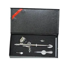 Ag-130e Aerograph Set 0.3mm Dual Action Gravity Feed Airbrush- High Quality
