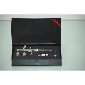 Ag-135s Aerograph Set 0.2mm 0.3mm And 0.5mm Dual Action Gravity Feed Airbrush