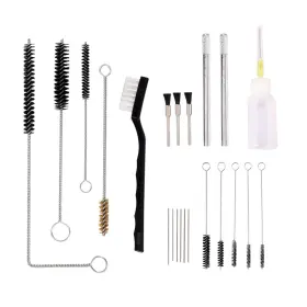 Aidubaos 756197680104 17pcs Multi-purpose Spray Gun Cleaning Kitnylon Brushes Paint Ki