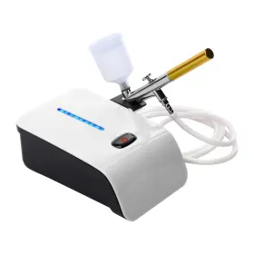 Xad3495601238458ma Ailgely Airbrush Kit With Compressor Handheld Air Brush Set Dual-action 5-level Adj