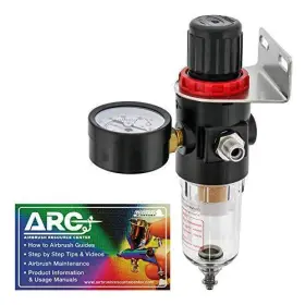 Airbrush Depot 844825084919 Brand Compressor Air Regulator With Water-trap Filter Now Include