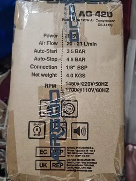 Ag-420 Airgoo Premium Airbrush Compressor With Superpower Cooling Fan #3