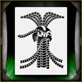 Airsick Stencils 723810972700 Biomech 4 Airbrush Stencil Template Paint