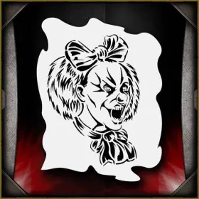 Airsick Stencils 723810973165 Clowns 13 Airbrush Stencil Template Paint