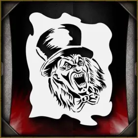 Airsick Stencils 723810973240 Clowns 7 Airbrush Stencil Template Paint