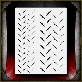 Airsick Stencils 723810973400 Diamond Plate Airbrush Stencil Template