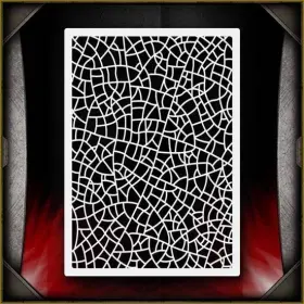 Airsick Stencils 723810974360 Leaf Pattern 1 Airbrush Stencil Template