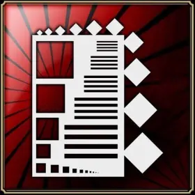 Airsick Stencils 723810976463 Square Freehander Airbrush Stencil Template
