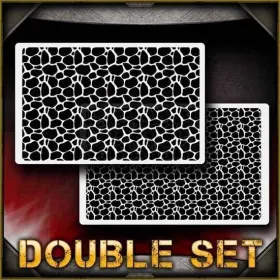 Airsick Stencils 723810976517 Stone Pebbles Pattern Texture Airbrush Stencil Template
