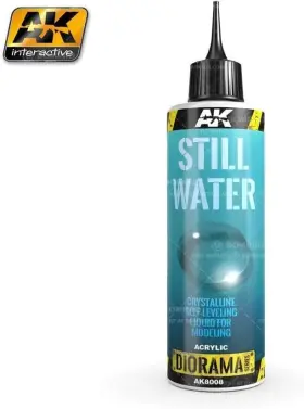 8008 Ak Interactive Mono Component Resin For Water Effect - 250ml Acrylic Clear