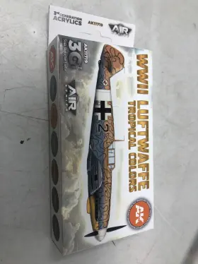 Ak11719 Ak Interactive Wwii Luftwaffe Tropical Colors Acrylic Paint Set