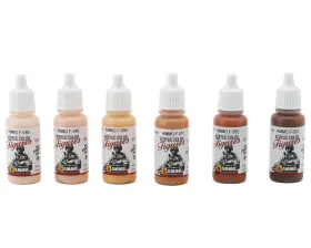 Abja.mig-7168 Ammo By Mig Abja.mig7168 Flesh Tones Airbrush Acrylic Paint Set