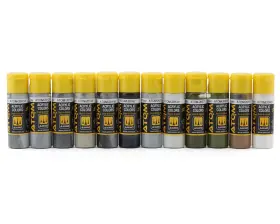 Abjatom20700 Ammo By Mig Atom Modern Usaf-navy Colors Airbrush Acrylic Paint Set