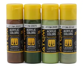 Abjatom20901 Ammo By Mig Atom Raf Wwii Early Colors Airbrush Acrylic Paint Set