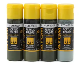 Abjatom20910 Ammo By Mig Atom Luftwaffe Wwii Early Colors Airbrush Acrylic Paint Set