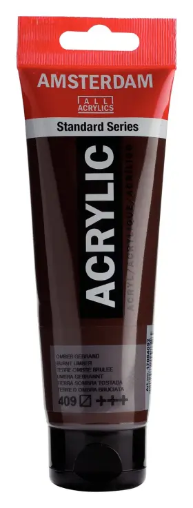 T1709-409 Amsterdam Standard Series Acrylic Tube 4.06 Fl Oz Pack Of 1 Burnt Umber