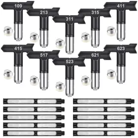 Yon1157 Amyhill 10 Pcs Spray Tips Airless Paint Sprayer Nozzle Tip And