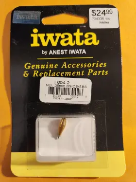 I6042 Anest Iwata Eclipse Airbrush Cs/bs/sbs Nozzle 0.35 Mm Genuine Accessory