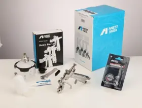 Lph-80-082g Anest Iwata Gravity Mini Spray Gun With Pps Kit #31