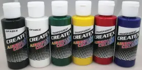 5801-00 Anest Iwata-medea Inc. Createx Airbrush Color Set 6-colors Primary #2