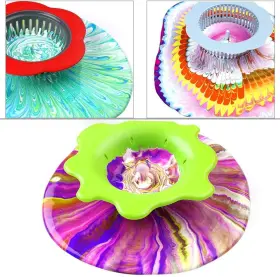 Muliti-7 Angela&alex Aa-0505 Acrylic Pouring Strainers 7 Pcs Flow Multicolor #2