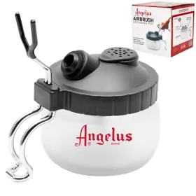 Angelus 086366998007 Airbrush Cleaning Pot Glass With Holder Cleans Airbr #2