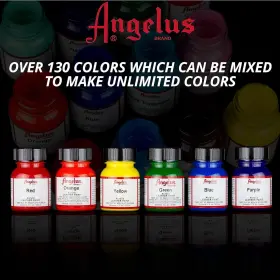 Angelus 700175603524 Acrylic Leather Paint Dark Green 1oz 1 Fl Oz Pack Of #3