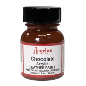 720-01-015 Angelus Acrylic Leather Paint 1 Fl Oz Pack Of Chocolate