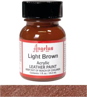 720-01-021 Angelus Acrylic Leather Paint 1 Fl Oz Pack Count Of Light Brown #2