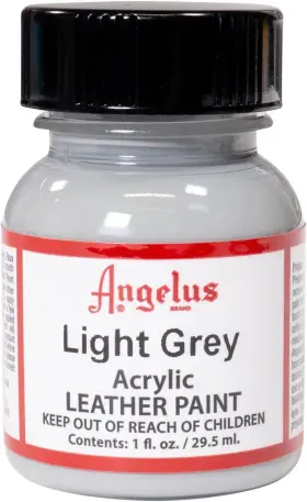 720-01-082 Angelus Acrylic Leather Paint Light Gray 1oz 1 Oz