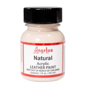 720-01-161 Angelus Acrylic Leather Paint 1 Fl Oz Pack Of Natural