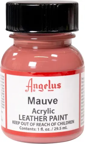720-01-169 Angelus Acrylic Leather Paint 1 Oz Mauve