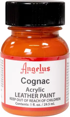 720-01-180 Angelus Acrylic Leather Paint 1 Fl Oz Pack Of Cognac