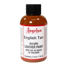 Angelus 720-04-019 Acrylic Leather Paint 4 Fl Oz Pack Of 1 English Tan
