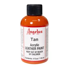 720-04-029 Angelus Acrylic Leather Paint 4 Fl Oz Pack Of 1 Tan