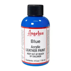 720-04-040 Angelus Acrylic Leather Paint 4 Fl Oz Pack Of 1 Blue