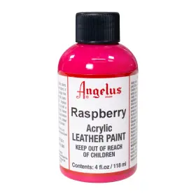 720-04-268 Angelus Acrylic Leather Paint 4 Fl Oz Pack Of 1 Raspberry